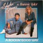 SHAKIN' STEVENS & BONNIE TYLER - A Rockin' Good Way - 45T (SP 2 titres)