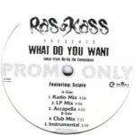 RAS KASS & SCIPIO - What Do You Want - 12 inch 45 rpm