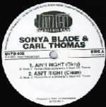 SONJA BLADE & CARL THOMAS & 50 CENT - Ain't Right / Jackin' For Jay-Z - Disque Maxi 45T