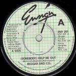BEGGAR & CO. - (Somebody) Help Me Out - Disque 45T (SP 2 titres)