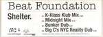BEAT FOUNDATION - Shelter (Remixes) - 12 inch 45 rpm