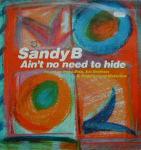 SANDY B - Ain't No Need To Hide - 12 inch 45 rpm