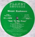 MOUNT RUSHMORE - Got To Be Free - 12 inch 45 rpm