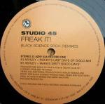 STUDIO 45 - Freak It! (Remixes By Pete Heller / Black Science Orch.) - 12 inch 45 rpm x 2