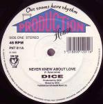 FLOYD DYCE - Never Knew About Love - 12 inch 45 rpm