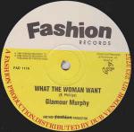 GLAMOUR MURPHY - What The Woman Want / You A Shine - Disque Maxi 45T