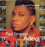 PAUL SIMPSON & ADEVA - Musical Freedom (Moving On Up) - 7inch (SP)