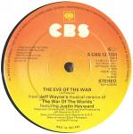 JEFF WAYNE - The Eve Of The War - Disque Maxi 45T