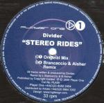 DIVIDER - Stereo Rides - 12 inch 45 rpm