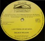 DELROY WILSON & MAFIA & FLUXY - Last Thing On My Mind / More Things - 12 inch 45 rpm