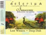 DELERIUM & LEIGH NASH - Innocente (Falling In Love) (Remixes By Lost Witness • Deep Dish) - Disque CD single