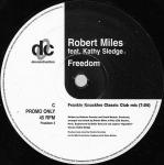 ROBERT MILES & KATHY SLEDGE - Freedom - 12 inch 45 rpm