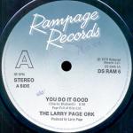 LARRY PAGE ORCHESTRA - You Do It Good / Erotic Soul - Disque Maxi 45T