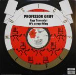 PROFESSOR GRIFF - It's A Rap Thing - 12 inch 45 rpm