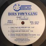 BOYS TOWN GANG - Disc Charge - Disque 33T