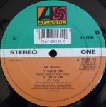 EN VOGUE - Hold On - Disque Maxi 45T