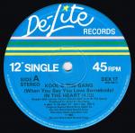 KOOL & GANG - (When You Say You Love Somebody) In The Heart - 12 inch 45 rpm