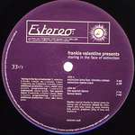 FRANKIE VALENTINE - Staring In The Face Of Extinction - Disque Maxi 45T