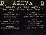 ADEVA - Where Is The Love / The Way That You Feel - 12 inch 45 rpm x 2