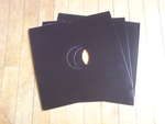 12 Inch Black Card Record Sleeves Music.