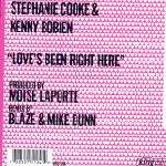 STEPHANIE COOKE & KENNY BOBIEN - Love's Been Right Here - Maxi 45T