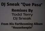 DJ SNEAK - Que Pasa - 12 inch 45 rpm