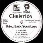 ChristiÃ³n - Bring Back Your Love / Pimp This Love - Roc-A-Fella Records - R & B