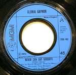 Gloria Gaynor - Never Can Say Goodbye - MGM Records - Disco