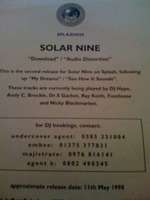 Solar Nine - Download / Audio Distortion - Splash Recordings - Drum & Bass