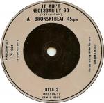 Bronski Beat - It Ain't Necessarily So - Forbidden Fruit - Synth Pop