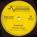 Prohibition - Prohibition Boogie / Swinging Perfidia - South Coast Records - Rock