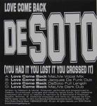 DeSoto - Love Come Back - Brando Recordings - House