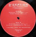 D'Ception - On The Dancefloor - 48K (Forty Eight K Records) - Trance