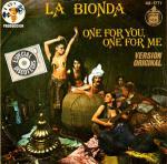 La Bionda - One For You, One For Me - Hispavox - Soul & Funk