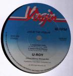 U-Roy - Live At The Lyceum - Virgin - Reggae