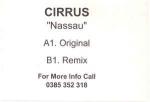 Cirrus - Nassau - Moonshine Music - UK House