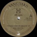 Roni Griffith - (The Best Part Of) Breakin' Up / Love Is The Drug - Vanguard - Disco