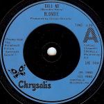 Blondie - Call Me - Chrysalis - New Wave
