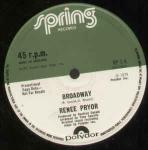 Renee Pryor - Broadway / You Want My Love - Spring Records - Soul & Funk