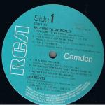 Jim Reeves - Welcome To My World - RCA Camden - Country and Western