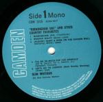 Slim Whitman - Birmingham Jail And Other Country Favourites - Camden - Country and Western