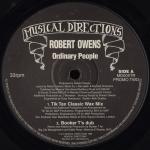 Robert Owens - Ordinary People (Promo Two) - Musical Directions - Deep House