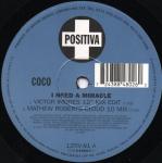 Coco - I Need A Miracle - Positiva - Progressive
