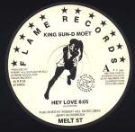 King Sun & D-Moet - Hey Love - Flame Records - Hip Hop