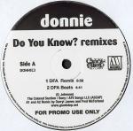 Donnie - Do You Know? (Remixes) - Giant Step Records - US House