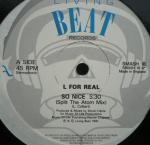 L For Real - So Nice - Living Beat Records - UK House