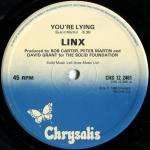 Linx - You\'re Lying - Chrysalis - Disco