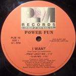 Power Fun - I Want - PLM Records - Jazz