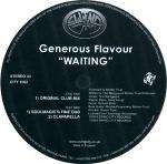 Generous Flavour - Waiting - Swing City Records - UK House