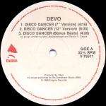 Devo - Disco Dancer - Enigma Records (US) - US House
